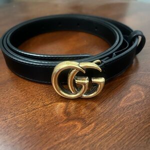 Gucci GG Marmont thin belt